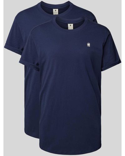G-Star RAW Sweatshirt mit Rundhalsausschnitt Modell 'CERES' - Blau