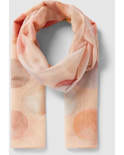 Fraas Schal mit Allover-Muster - Pink