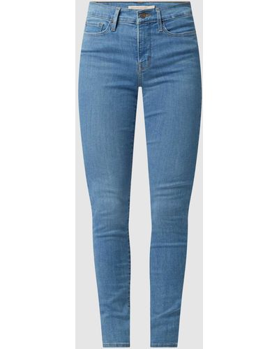 Levi's® 300 Shaping Super Skinny Fit Jeans mit Stretch-Anteil Modell '310TM' - Blau