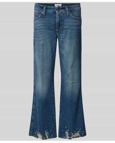 Cambio Flared Cut Jeans - Blau