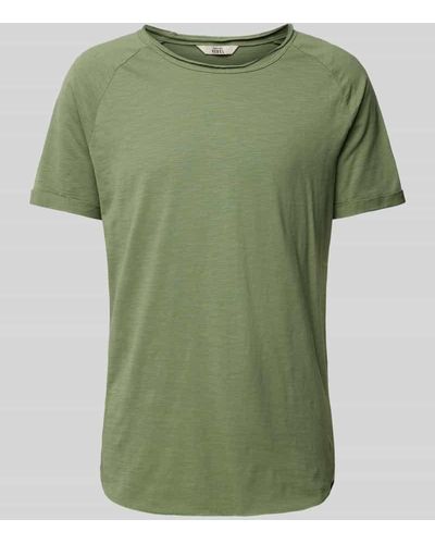 Redefined Rebel T-Shirt mit Rundhalsausschnitt Modell 'KAS' - Grün