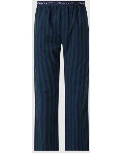 GANT Pyjama-Hose mit Streifenmuster - Blau