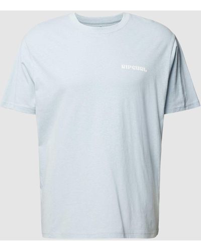 Rip Curl Relaxed Fit T-shirt Met Logoprint - Blauw
