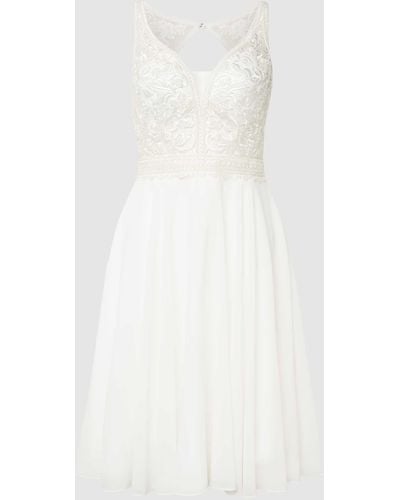 Luxuar Brautkleid aus Häkelspitze - Weiß