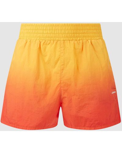 Calvin Klein Kurze Shorts mit Dip-Dye-Effekt - Orange