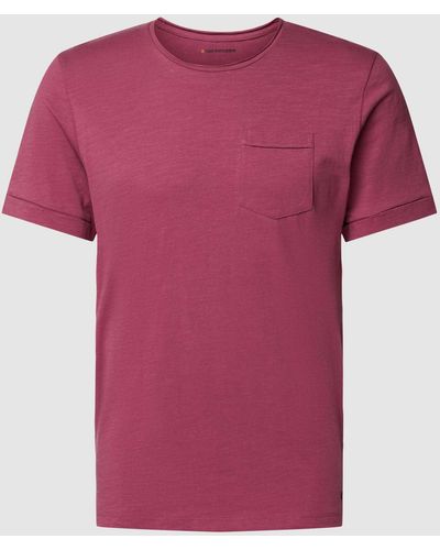No Excess T-Shirt mit Brusttasche - Pink