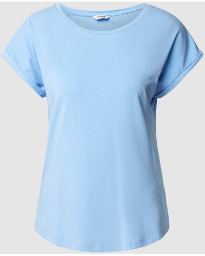 B.Young T-Shirt mit Rundhalsausschnitt Modell 'PAMILA' - Blau