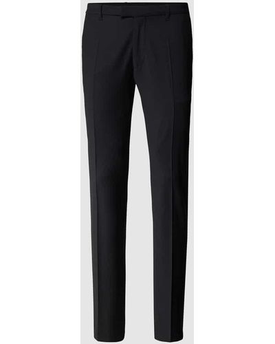 DRYKORN Slim Fit Anzughose mit Stretch-Anteil Modell 'Piet' - 'Drynamic' - Schwarz