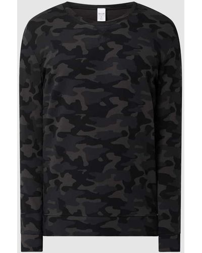 SKINY Sweatshirt mit Camouflage-Muster - Schwarz