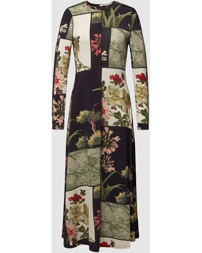 Ted Baker Maxi-jurk Met All-over Bloemenprint - Zwart
