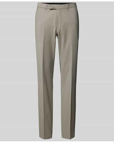 DRYKORN Anzughose mit Bügelfalten Modell 'PIET' - Grau