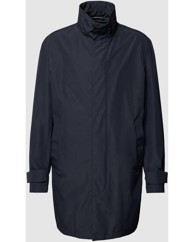 Strellson Jacke mit breiten Ärmelabschlüssen und Regular Fit - Blau