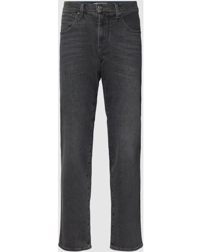 Brax Regular Fit Jeans im Used-Look Modell 'Cadiz' - Grau