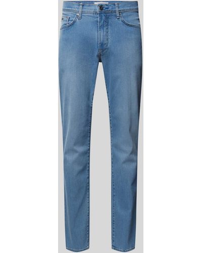 Brax Straight Fit Jeans mit Stretch-Anteil Modell 'CADIZ' - Blau
