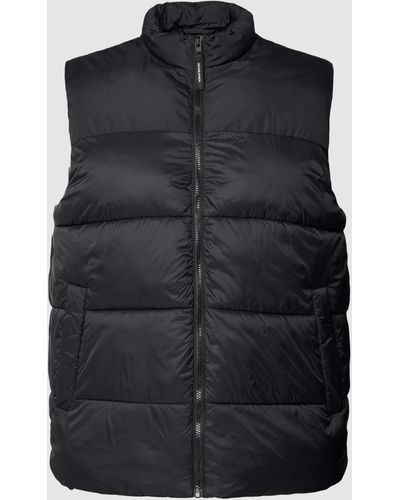 Jack & Jones Plus Size Bodywarmer Met Steekzakken - Blauw