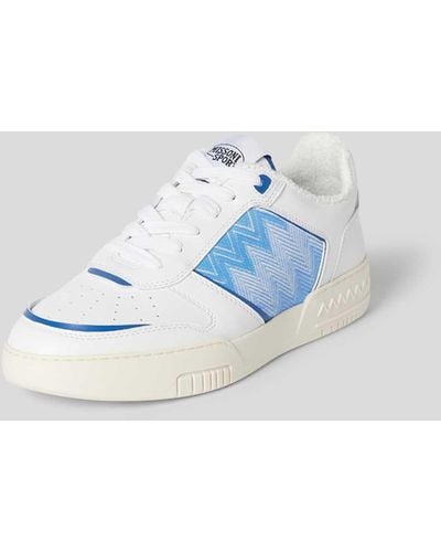 Missoni Sneaker mit Label-Prägung - Blau