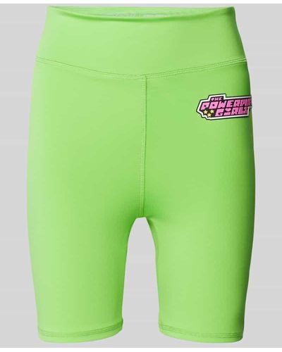 Review Powerpuff Girls x - Biker Shorts mit elastischem Bund - Grün
