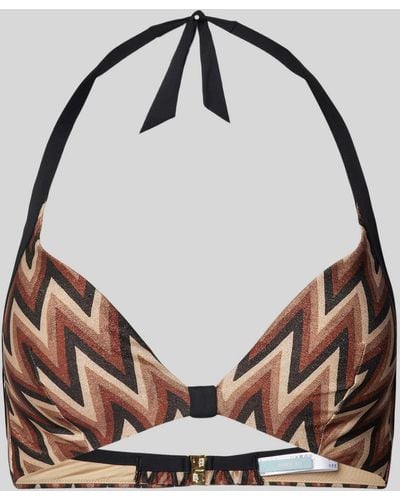 Marie Jo Bikini-Oberteil mit grafischem Muster Modell 'ANA' - Mehrfarbig
