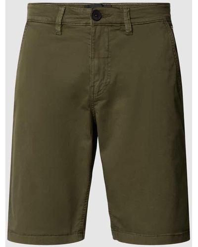 Blend Regular Fit Shorts mit Gesäßtaschen - Grün