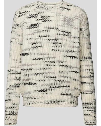 IRO Wollpullover mit Allover-Muster - Weiß