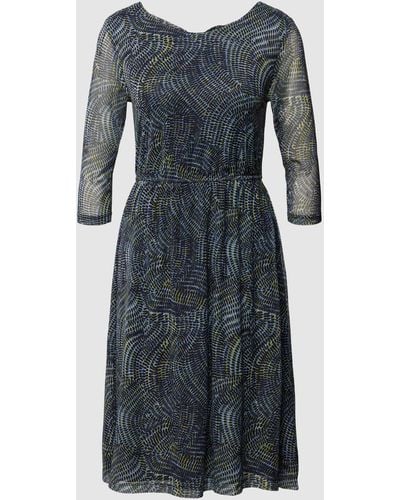 Zero Mini-jurk Met Semi-transparante Garnering - Zwart