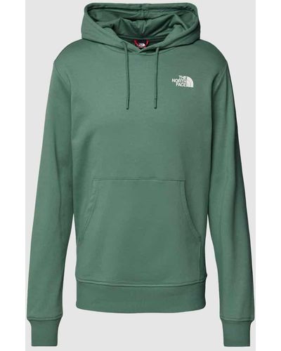 The North Face Hoodie mit Label-Print Modell 'MOUNTAIN SKETCH' - Grün