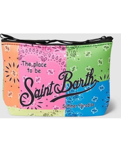 Mc2 Saint Barth Toilettas Met All-over Motief - Rood