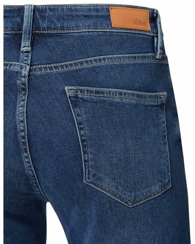 S.oliver Slim Fit Jeans mit Stretch-Anteil Modell 'Betsy' - Blau