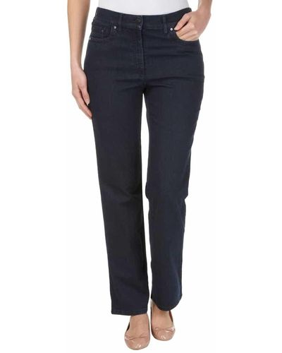 ZERRES Comfort Fit Jeans mit Stretch-Anteil Modell 'Greta' - Blau