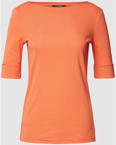 Lauren by Ralph Lauren T-shirt Met 1/2-mouwen - Oranje