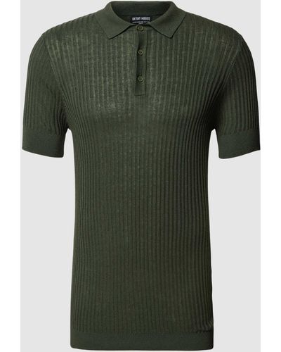 Antony Morato Poloshirt Met Structuurpatroon - Groen