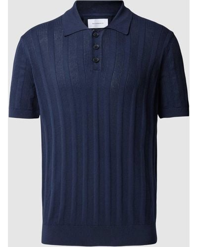 Baldessarini Regular Fit Freizeithemd mit Polokragen Modell 'Klosy' - Blau