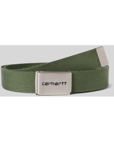 Carhartt Gürtel mit Label-Prägung - Grün