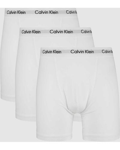 Calvin Klein Classic Fit Retro Pants im 3er-Pack - langes Bein - Weiß