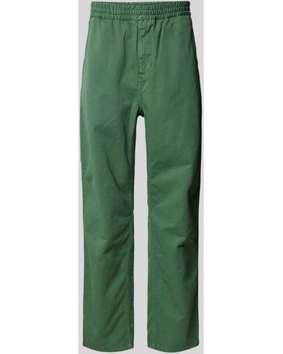 Carhartt Hose mit Eingrifftaschen Modell 'FLINT' - Grün