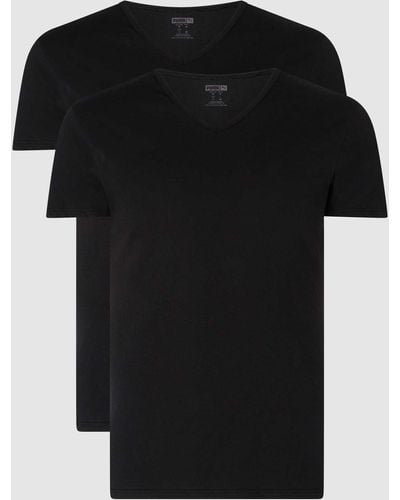 PUMA Regular Fit T-shirt In Set Van 2 Stuks - Zwart