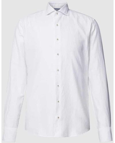 Eterna Businesshemd mit Kentkragen Modell 'SOPO' - Weiß