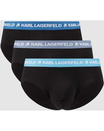 Karl Lagerfeld Slip Met Stretch - Zwart