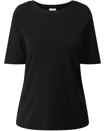Gerry Weber Plus Size T-shirt Met Boothals - Zwart