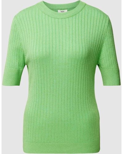 Object Gebreid Shirt - Groen