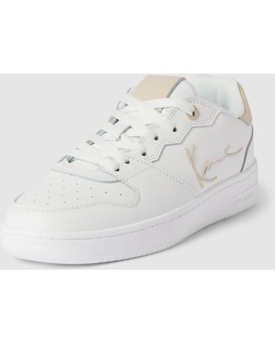Karlkani Sneaker mit Label-Details Modell '89 LOW' - Weiß
