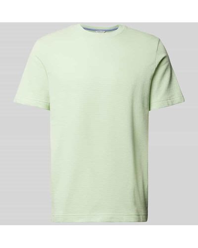 Tom Tailor T-Shirt mit Strukturmuster - Grün