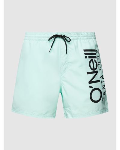 O'neill Sportswear Badehose mit Motiv-Print Modell 'Original Cali 16 Shorts' - Grün