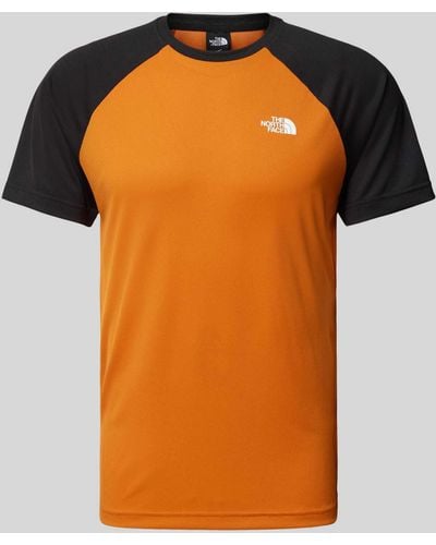 The North Face T-Shirt mit Label-Print Modell 'TANKEN' - Orange