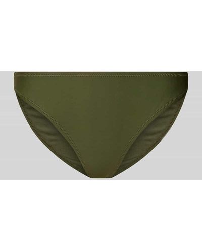 Shiwi Bikini-Hose im unifarbenen Design Modell 'Beau' - Grün