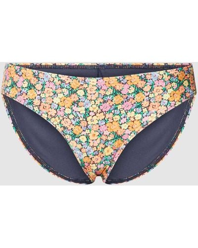 Rip Curl Bikini-Slip mit floralem Allover-Muster Modell 'AFTERGLOW FLORAL' - Blau