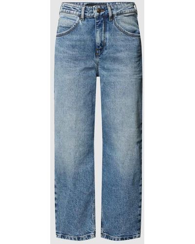 DRYKORN Jeans mit Label-Patch Modell 'SHELTER' - Blau
