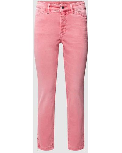 M·a·c Slim Fit Jeans mit Stretch-Anteil Modell 'DREAM CHIC AUTHENTIC' - Pink