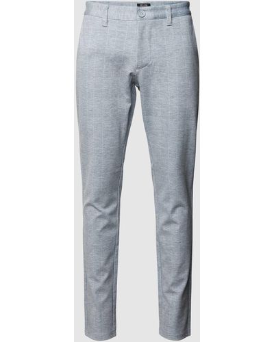 Only & Sons Tapered Fit Broek Met Stretch - Blauw