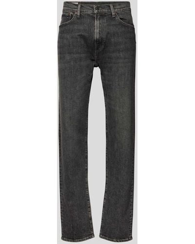 RE/DONE Slim Fit Jeans aus Baumwoll-Mix - Grau